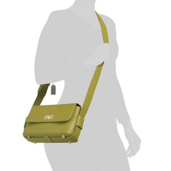 MONCRIEF LONDON Leather Belted Strap Crossbody - Picture 4 of 4